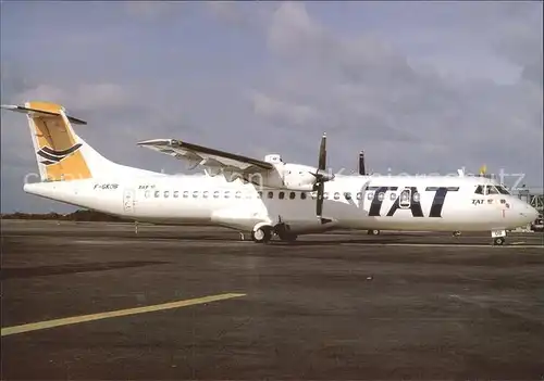 Flugzeuge Zivil TAT European Airlines ATR 72 202 cn 232 Kat. Airplanes Avions
