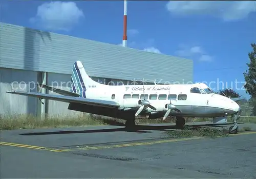 Flugzeuge Zivil Airlines of Tasmania DH 114 Riley Heron 2D A1 cn 14123  Kat. Airplanes Avions