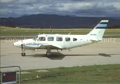 Flugzeuge Zivil Airlines of Tasmania PA 31 310 Navajo VH CFE cn 31 416 Kat. Airplanes Avions
