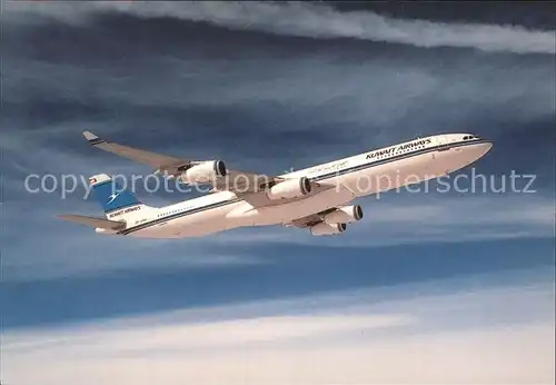Flugzeuge Zivil Kuwait Airways Airbus A 340 300 9K ANA Cn 89 Kat. Airplanes Avions