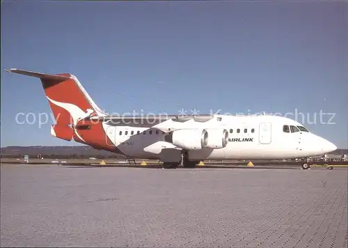Flugzeuge Zivil Qantas Airlink British Aerospace BAe 146 100 Kat. Airplanes Avions