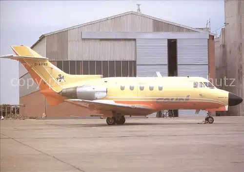 Flugzeuge Zivil Court Line Hawker Siddeley HS 125 Kat. Airplanes Avions