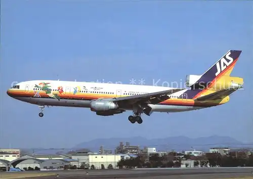 Flugzeuge Zivil JAS Japan Air System DC 10 30 JA8551 c n 48316 436 Kat. Airplanes Avions