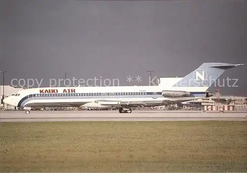 Flugzeuge Zivil Kabo Air Boeing 727 225 5N KBY c n 20442 Kat. Airplanes Avions