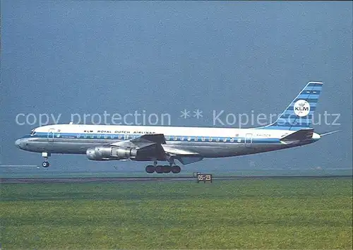 Flugzeuge Zivil KLM Royal Dutch Airlines Douglas DC 8 53 PH DCR  Kat. Airplanes Avions