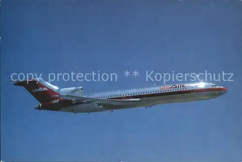 Flugzeuge Zivil USair 727 200 offers the finest First Class and economy Class service Kat. Airplanes Avions