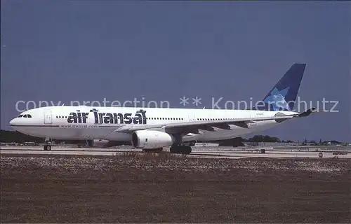 Flugzeuge Zivil Air Transat Airbus A330 300 C GGTS  Kat. Airplanes Avions