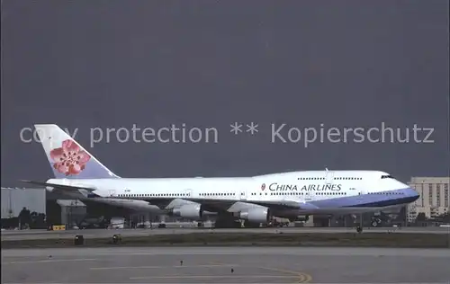 Flugzeuge Zivil China Airlines Boeing 747 400 B 163 Kat. Airplanes Avions