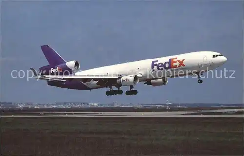 Flugzeuge Zivil Fedex McDonnell Douglas MD 11 N4601FE Kat. Airplanes Avions