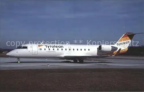 Flugzeuge Zivil Tyrolean Airways Canadair CRJ OE LCK Kat. Airplanes Avions