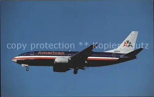 Flugzeuge Zivil American Boeing 737 3A4 N68OAA Kat. Airplanes Avions