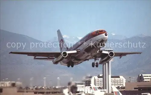 Flugzeuge Zivil Boeing 737 Denver s Stapleton International Airport Kat. Airplanes Avions