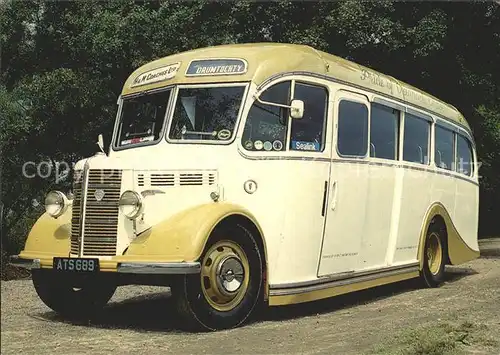 Omnibus Autobus BEDFORD DUPLE No.1 of H&M coaches of Chasetown Staffordshire.  Kat. Autos