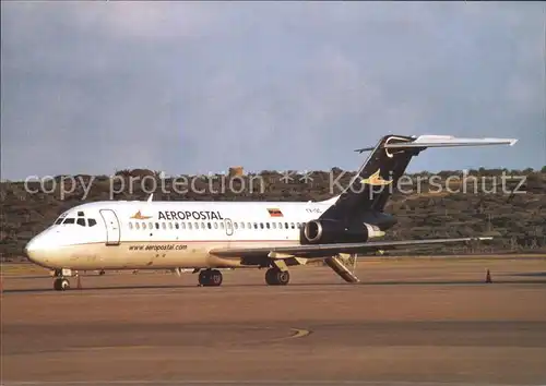 Flugzeuge Zivil Douglas DC 9 21 AEROPOSTAL ALAS DE VENEZUELA YV 13C c n 47301 Kat. Airplanes Avions