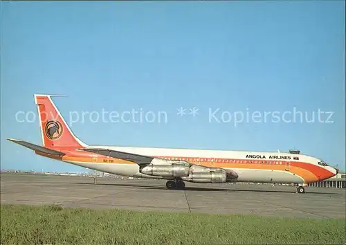 Flugzeuge Zivil 021 ANGOLA AIRLINES Boeing 707 349C Kat. Airplanes Avions