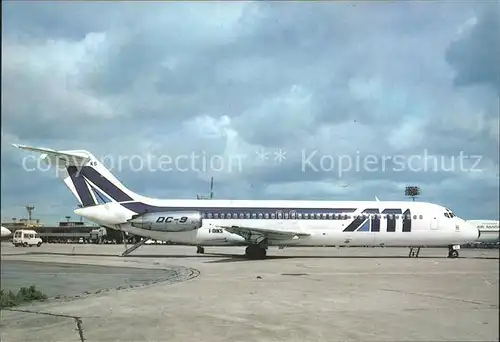 Flugzeuge Zivil AERO TRANSPORTI ITALIANI DC 9 32 I DIKS Paris Orly Kat. Airplanes Avions