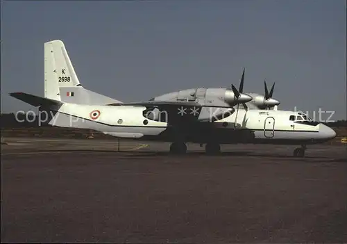 Flugzeuge Zivil INDIAN AIR FORCE Antonov AN 30 K2698 Kat. Airplanes Avions