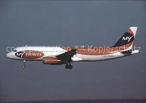 Flugzeuge Zivil MY TRAVEL Airbus A320 G CRPH Kat. Airplanes Avions