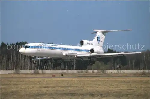 Flugzeuge Zivil Tupolev Tu 154B 2 TUMEN AIRLINES RA 85498 DMO DOMODEDOVO Moskau Kat. Airplanes Avions