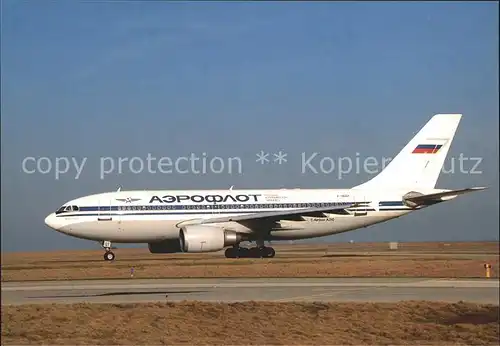 Flugzeuge Zivil Aeroflot Airbus A310 300 (F 0GOT) Paris CDG Kat. Airplanes Avions