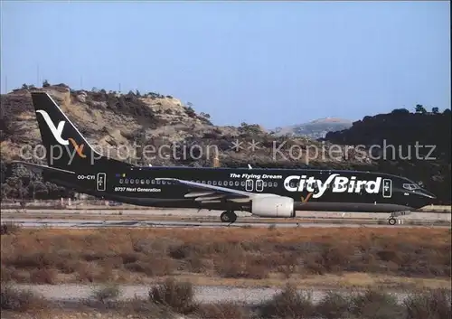 Flugzeuge Zivil Citibird Boeing B737 800 OO CYI Kat. Airplanes Avions