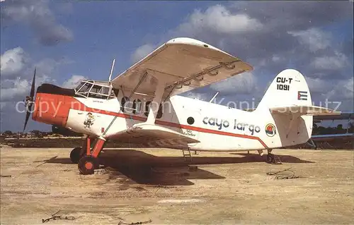 Flugzeuge Zivil CAYO LARGO AN 2 CU T1091 Varadero  Kat. Airplanes Avions