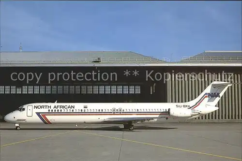 Flugzeuge Zivil North African Aviation DC 9 51 SU BBK Geneva Kat. Airplanes Avions