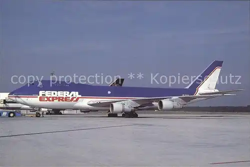 Flugzeuge Zivil Federal Express Boeing 747 200F Kat. Airplanes Avions