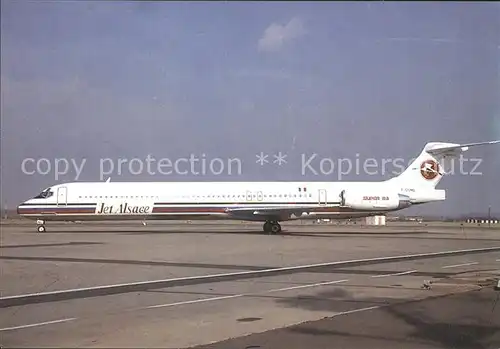Flugzeuge Zivil McDonnell Douglas MD 83 F GGMD Jet ALsace Praha Kat. Airplanes Avions