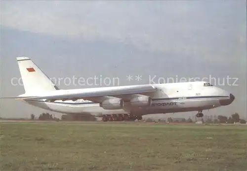 Flugzeuge Zivil Antonov AN 124 CCCP 82009 Aeroflot Bratislava  Kat. Airplanes Avions