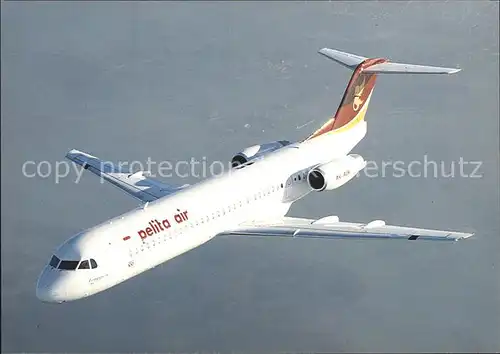 Flugzeuge Zivil Pelita Air Services Fokker 100 PK PJN Kat. Airplanes Avions