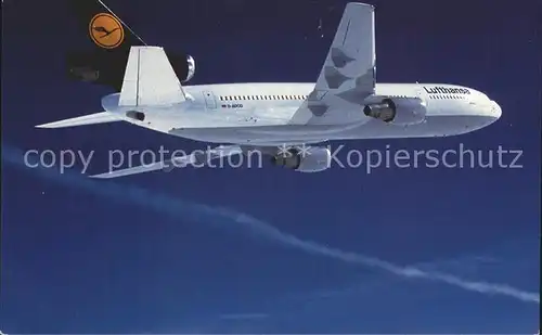 Flugzeuge Zivil Lufthansa McDonnell Douglas DC 10 Kat. Airplanes Avions