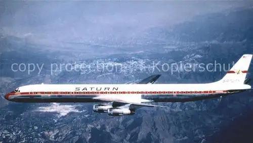 Flugzeuge Zivil Saturn McDonnell Douglas DC 8 61 N8956U  Kat. Airplanes Avions