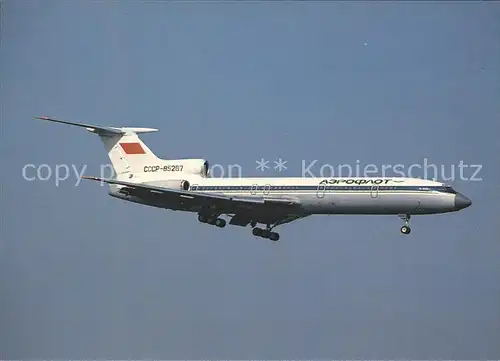 Flugzeuge Zivil Aeroflot Tupolev 154B 1 CCCP 85287 SSSR  Kat. Airplanes Avions