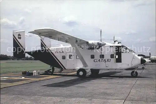 Flugzeuge Zivil Gatari Air Service Shorts Skyliner 3A Variant 100 PK DJK  Kat. Airplanes Avions