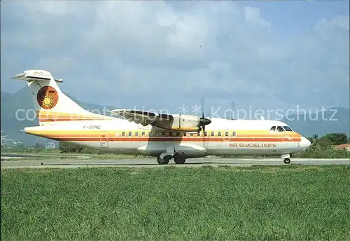 Flugzeuge Zivil Air Guadeloupe ATR 42 F OGNE  Kat. Airplanes Avions