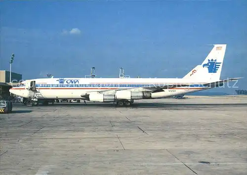 Flugzeuge Zivil Cargo Moravia Boeing 707 3B Luxembourg  Kat. Airplanes Avions