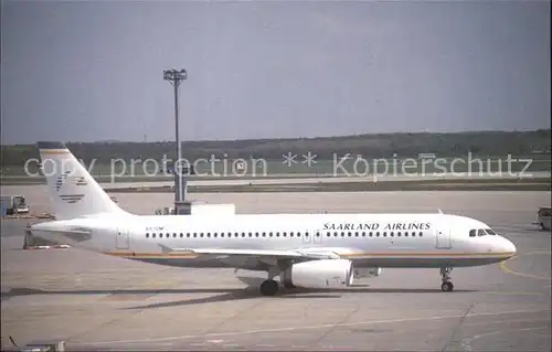 Flugzeuge Zivil Saarland Airlines Airbus A 320 200 Kat. Airplanes Avions