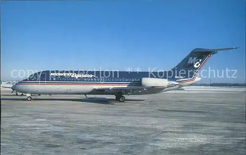 Flugzeuge Zivil Midwest Express Douglas DC 9 14 N85AS  Kat. Airplanes Avions