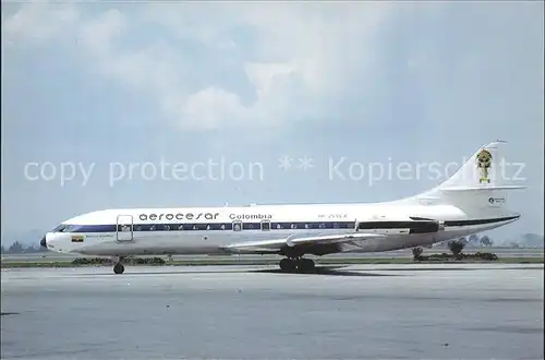 Flugzeuge Zivil Aerocesar Caravelle VI R HK 2598 X C N 167 Kat. Airplanes Avions