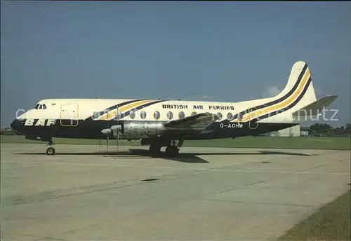 Flugzeuge Zivil British Air Ferries Vickers Viscount 802 c n 162 G AOHM  Kat. Airplanes Avions
