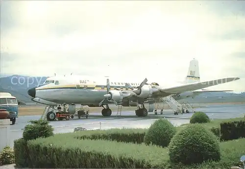 Flugzeuge Zivil Aeromaritime Douglas DC 6B F BHMS CN 44062 Kat. Airplanes Avions