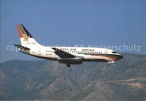 Flugzeuge Zivil Gulf Air Boeing 737 2P6 Advanced A40 BC CN 21355 493 Kat. Airplanes Avions