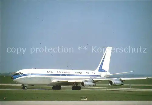 Flugzeuge Zivil Air France Cargo Boeing 707C F BYCP  Kat. Airplanes Avions