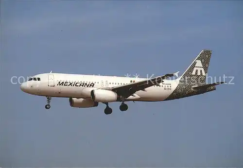 Flugzeuge Zivil Mexicana Airbus A320 231 XA RYS Cn 259 Kat. Airplanes Avions