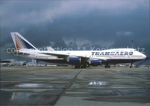 Flugzeuge Zivil Transaero Boeing 747 219 N723TA Cn 22723 Kat. Airplanes Avions