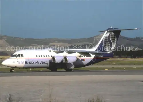 Flugzeuge Zivil SN Brussel Airlines Avro RJ85 OO DJN  Kat. Airplanes Avions