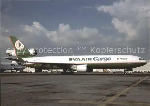 Flugzeuge Zivil Eva Air Cargo MD 11 B 16102 Cn 48543 572 Kat. Airplanes Avions