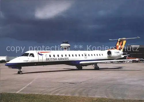 Flugzeuge Zivil British Airways Express Embraer 145 G EMBB c n 145021 Kat. Airplanes Avions