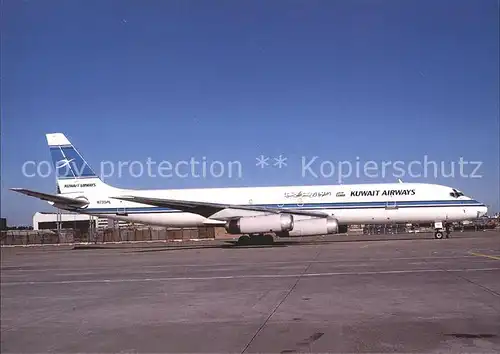 Flugzeuge Zivil Kuwait Airways Cargo DC 8 62F N735PL c n 46153 Kat. Airplanes Avions